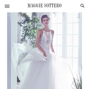 Designer Maggie Sottero Wedding Gown